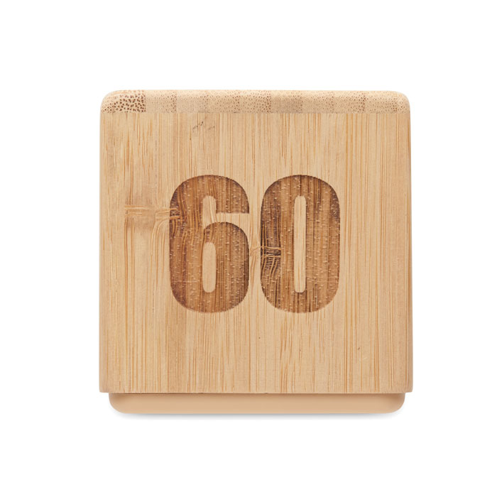 CURT - Zeitwürfel Bambus