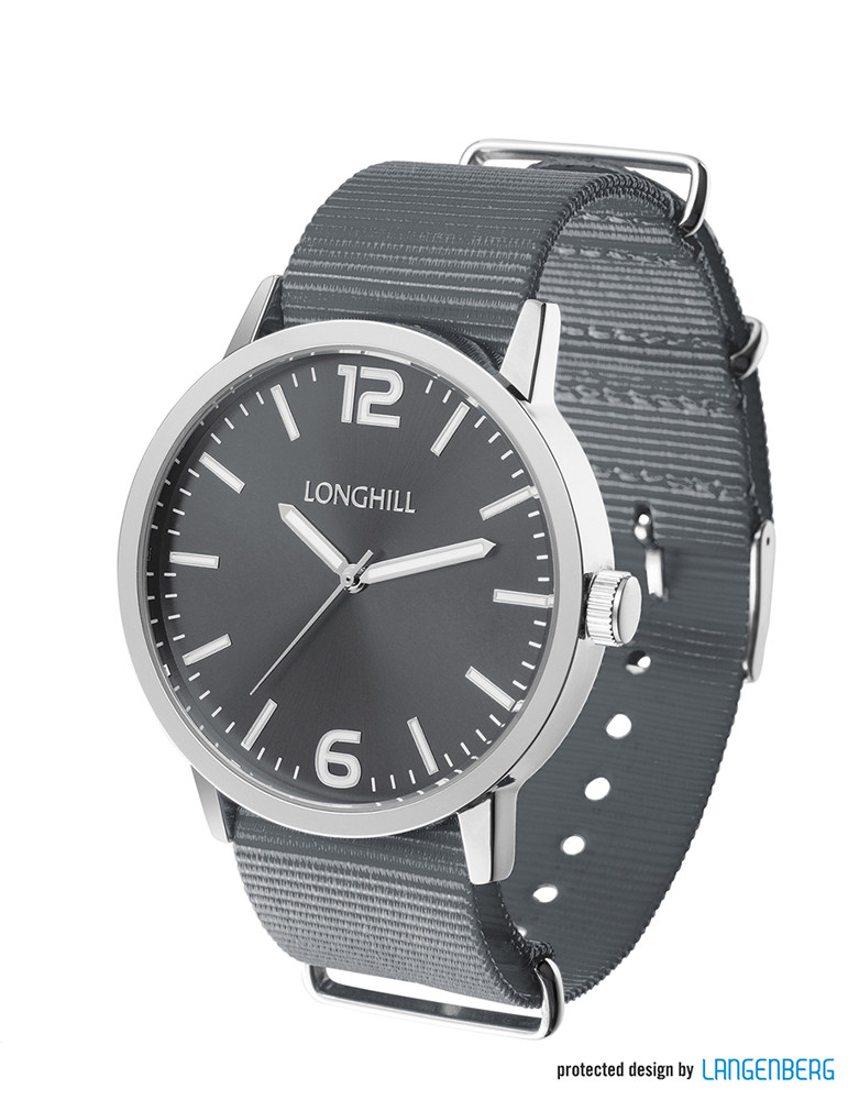 Metalluhr TEXSTYLE - Grau