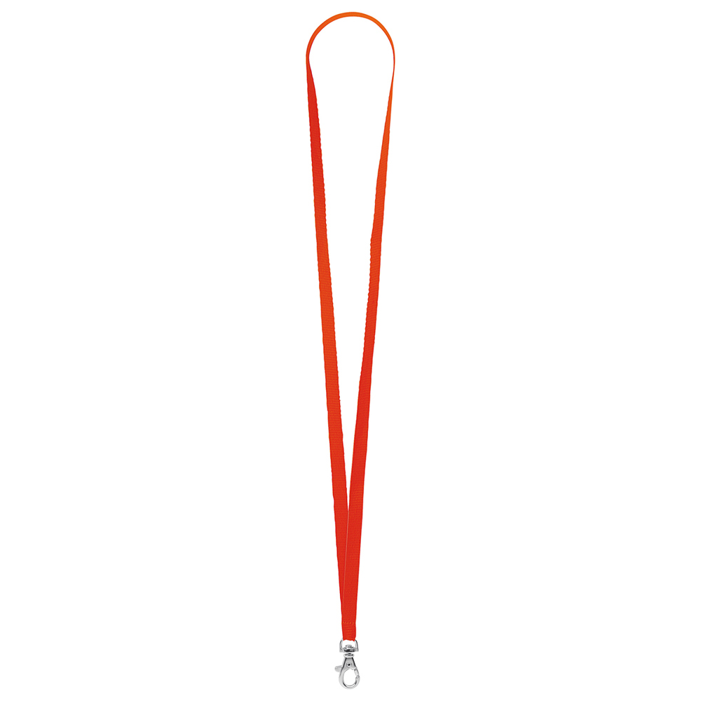 Schlüsselband/Lanyard "Standard" - Signalrot (ca. Pantone 485C)