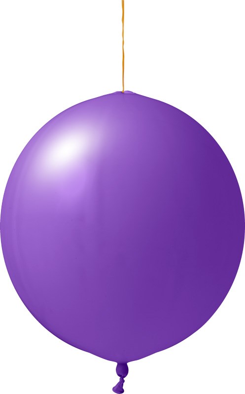 Punchballons ohne Druck 120/130 cm - Ø 44 cm - 18 inch - Lila (6049) Pastel (± PMS 265)
