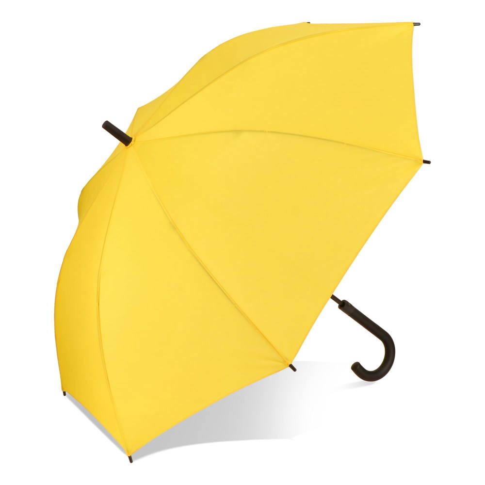 Verdure 190T Pongee 23" windproof Hakenschirm Auto open - Gelb