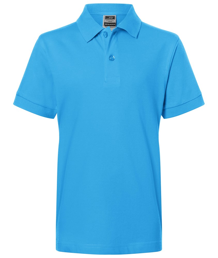 Classic Polo Junior - Aqua (ca. Pantone 284C)