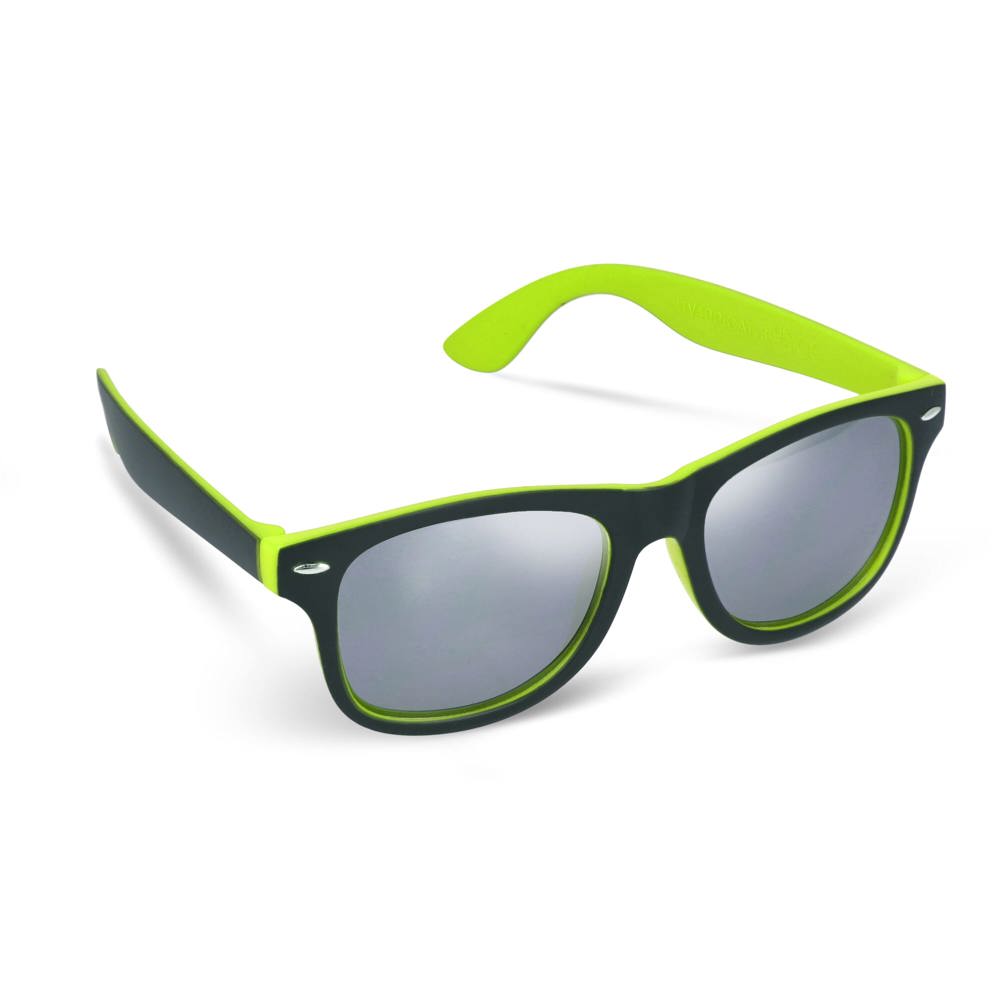 Sonnenbrille Tate Spiegel Glas UV400 - Hellgrün
