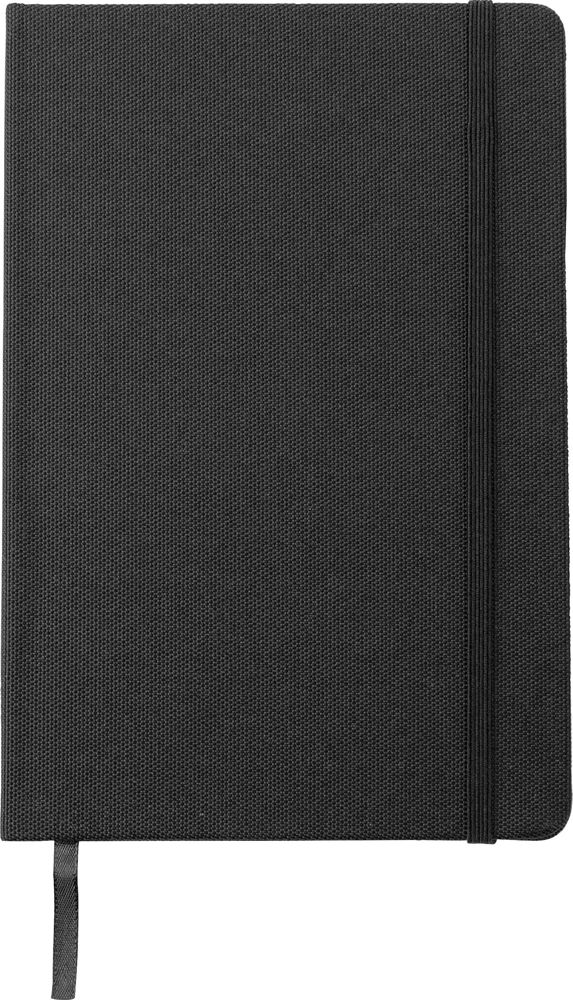 rPET Notizbuch (DIN A5) Samira - Schwarz