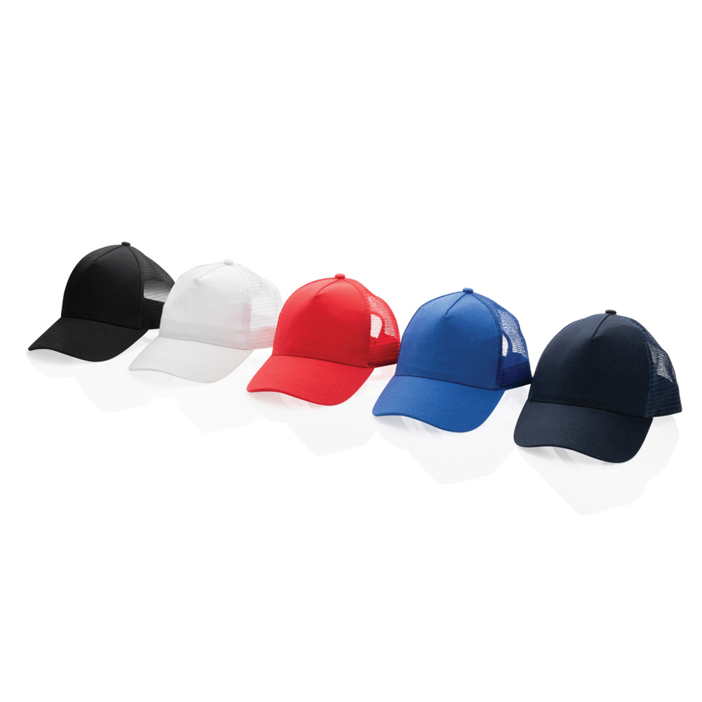 Impact AWARE™ 190gr Brushed rCotton 5 Panel Trucker-Cap
