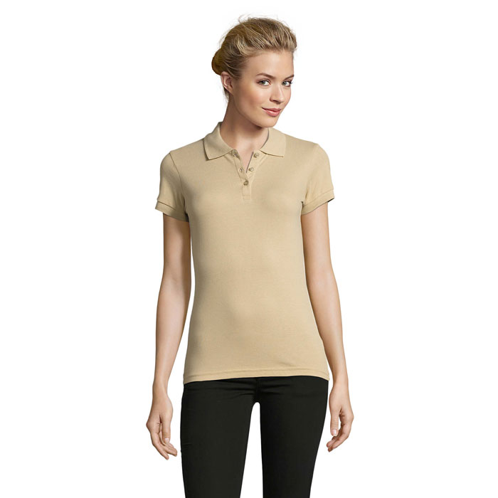 PERFECT WOMEN - PERFECT DAMEN POLO 180g - Sand