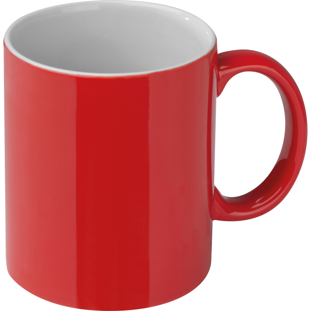 Tasse aus Keramik , 300ml PAOLO - Rot