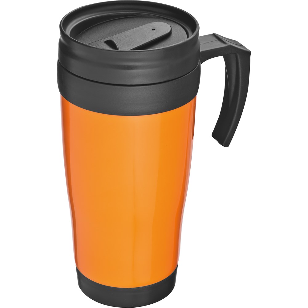 Isolierbecher aus Kunststoff, 400ml JOYCE - Orange