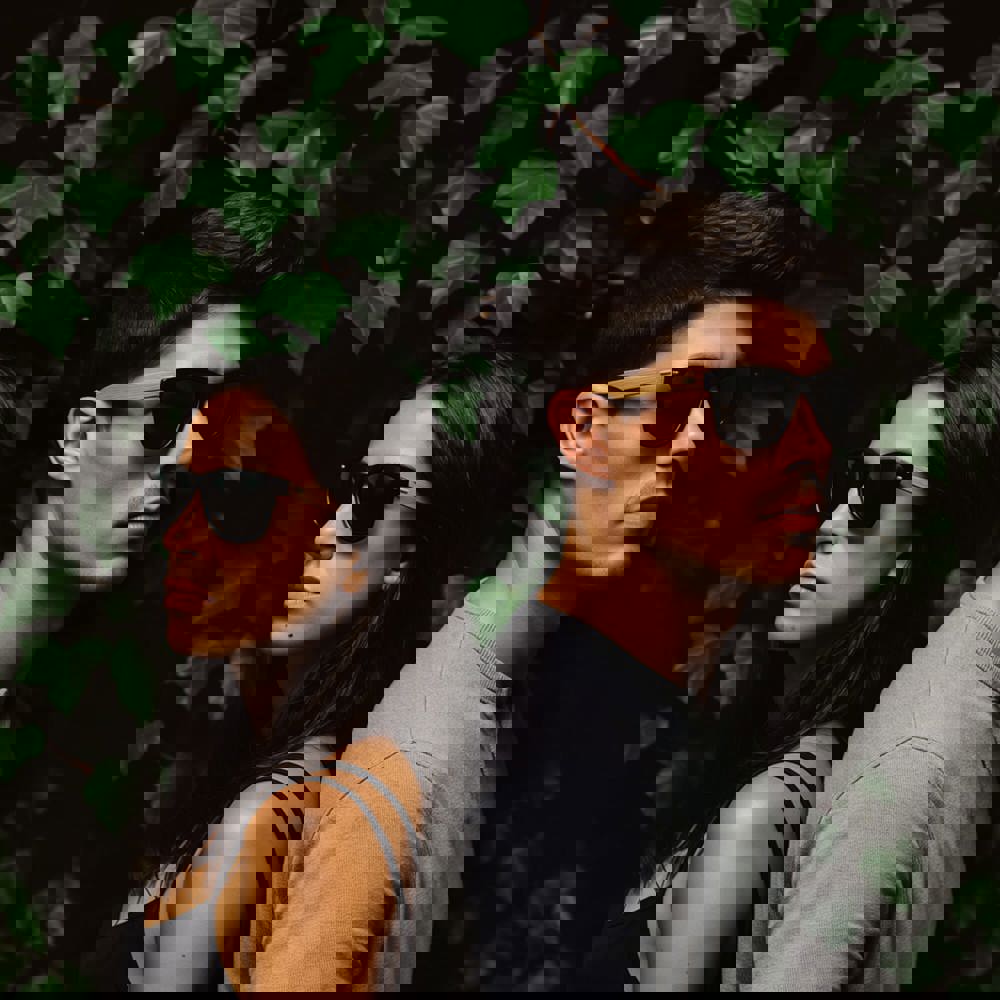 Justin RPC-Sonnenbrille mit Bambus UV400