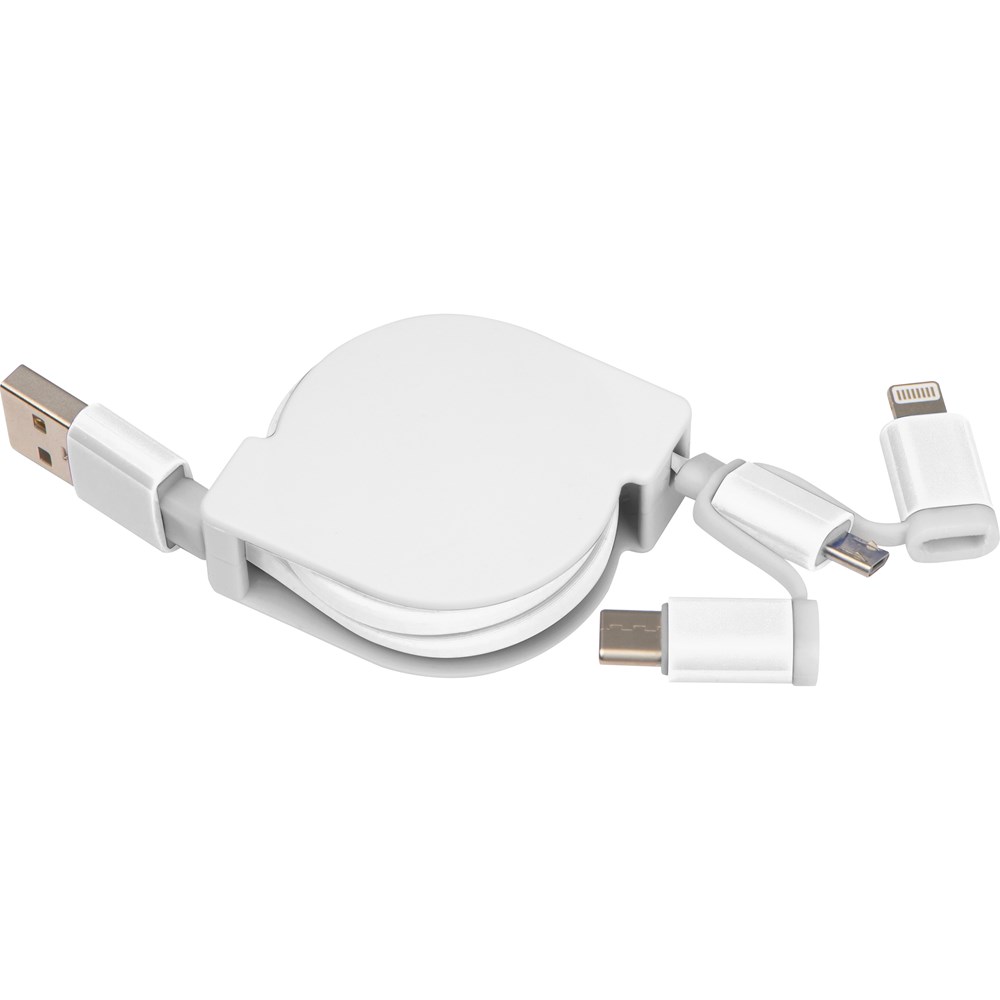 Ausziehbares Ladekabel 3in1 NICO