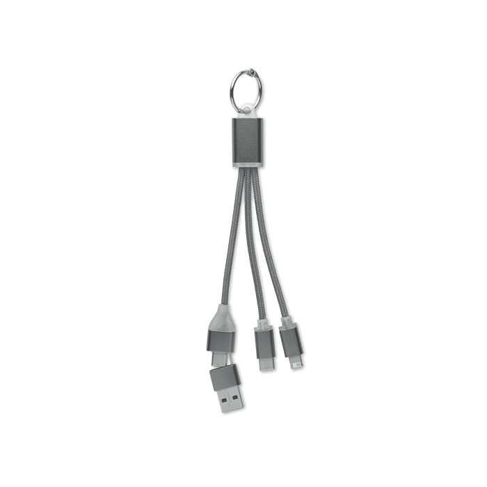 BLUE - 4in1 Ladekabel Typ-C - Titan