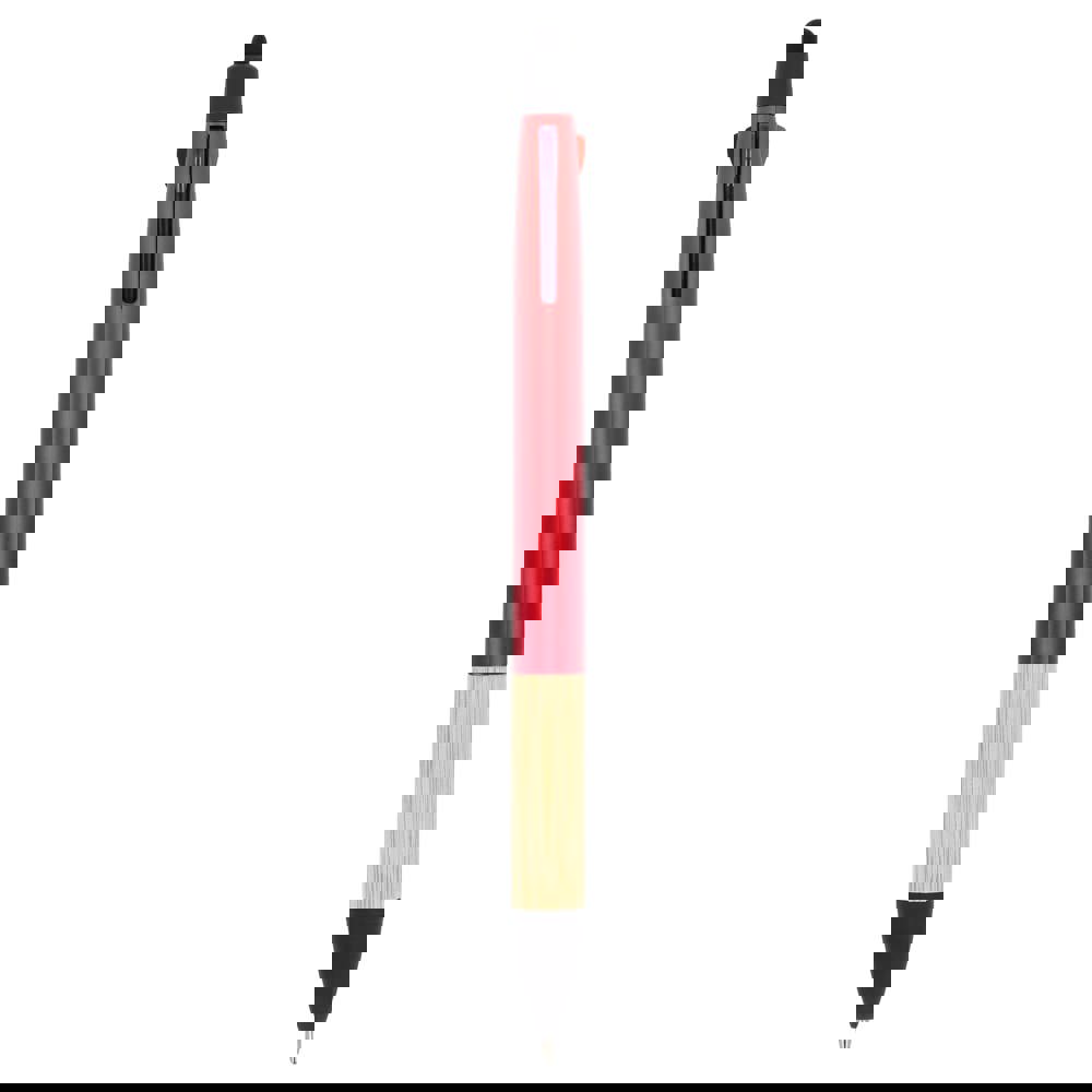 3-Farben-Stift mit Bambusgriff