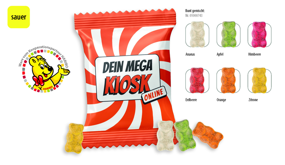 HARIBO Goldbären Die Sauren Werbetüte
