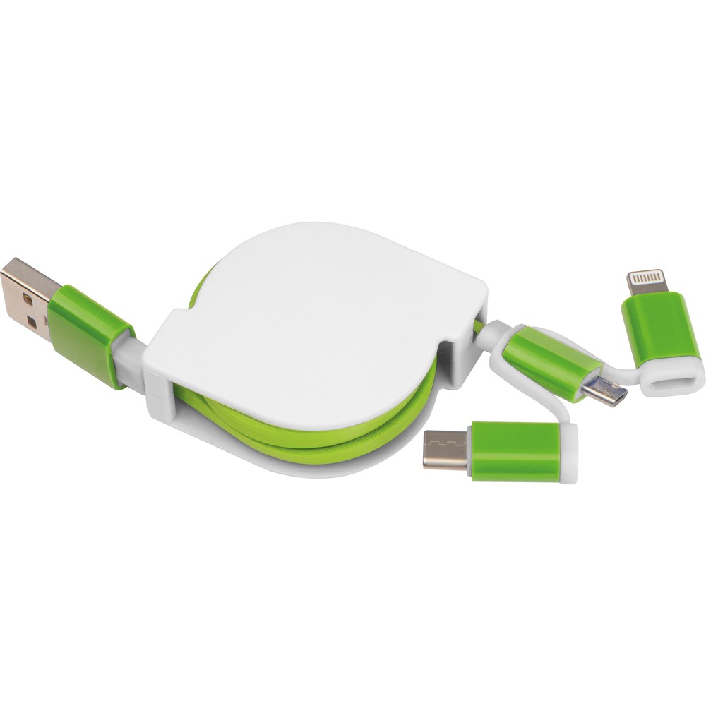 Ausziehbares Ladekabel 3in1 NICO