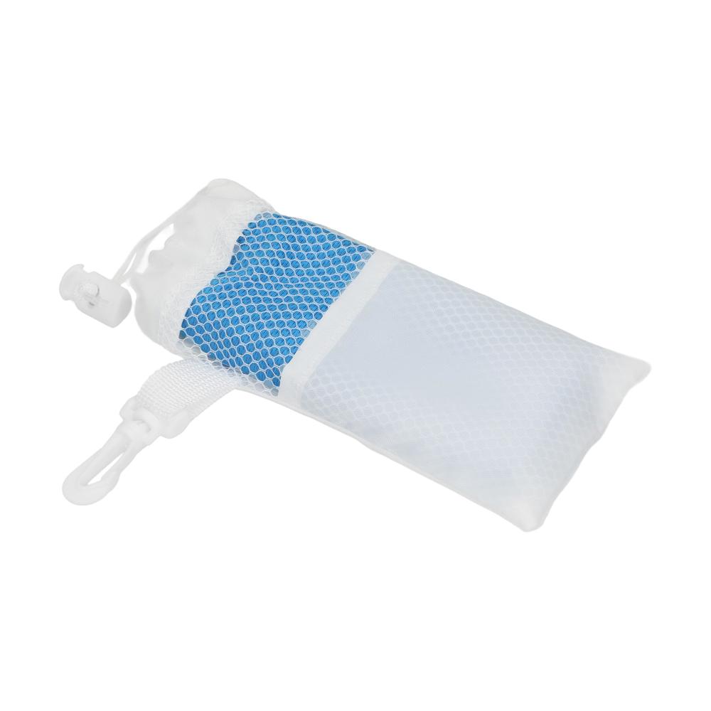 Fitnesshandtuch "Cooling" - Weiß/blau