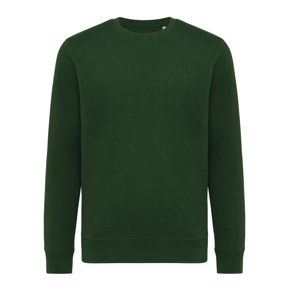 IQONIQ Etosha Lightweight Sweater aus recycelter Baumwolle - forest green (± PMS 19-5920TCX)