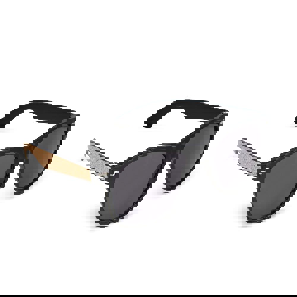 Justin RPC-Sonnenbrille mit Korkeinlage UV400 - Schwarz