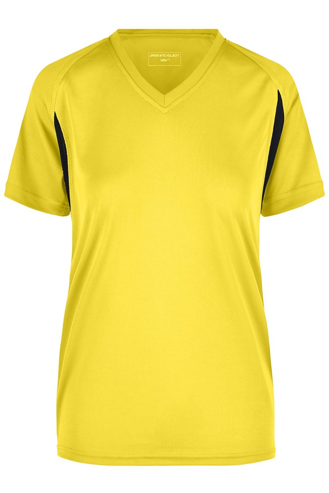 Ladies' Running-T - Yellow/black (ca. Pantone 109C
blackC)