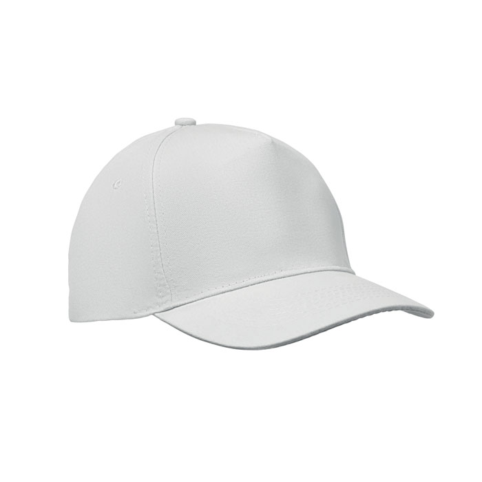 SUNNY - Baseball cap 5 panels 180gr - Weiß