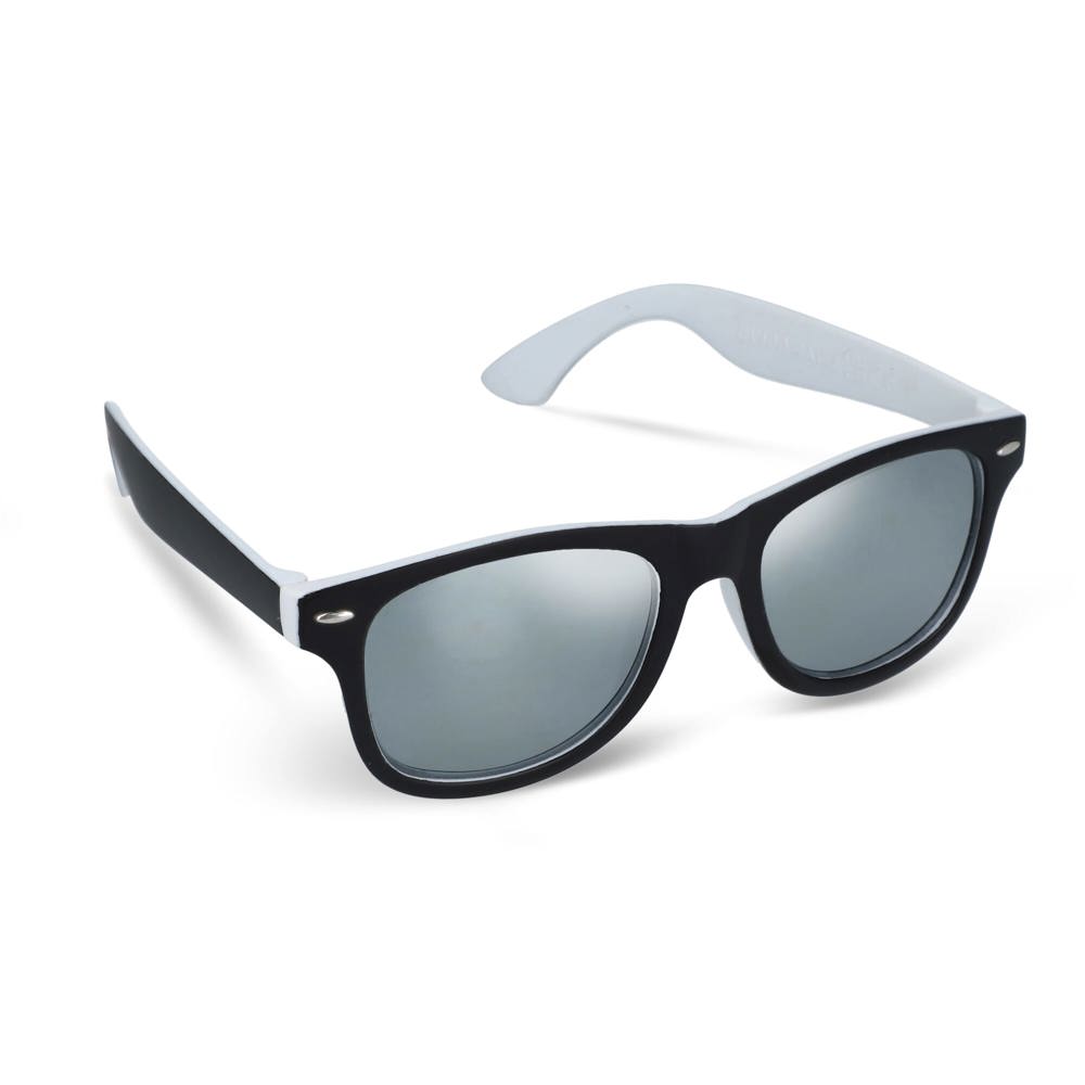 Sonnenbrille Tate Spiegel Glas UV400 - Weiss