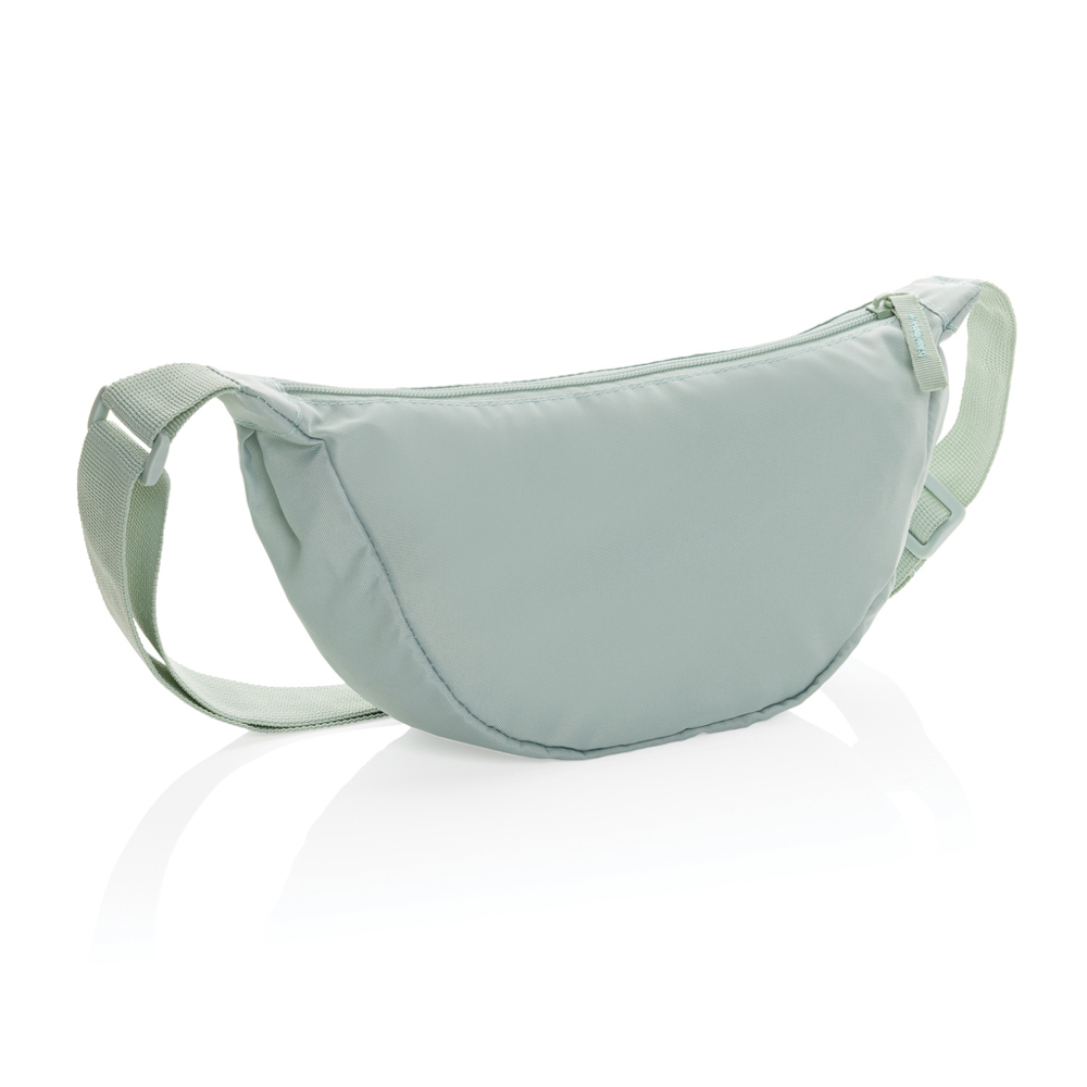 Crescent AWARE™ RPET Half-Moon Sling Tasche - Iceberg green (± PMS 15-5205 TCX)
