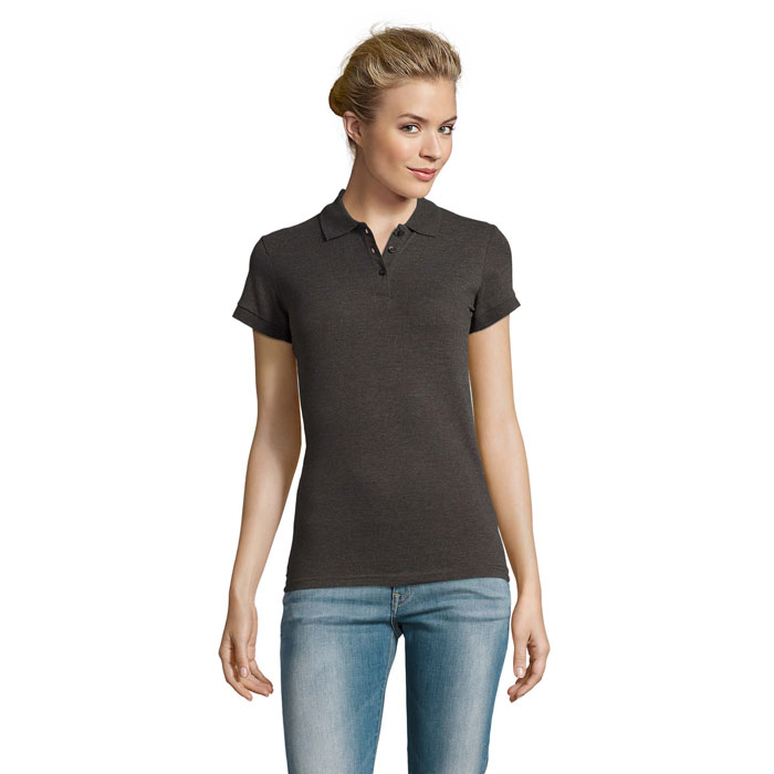 PERFECT WOMEN - PERFECT DAMEN POLO 180g - Charcoal Melange