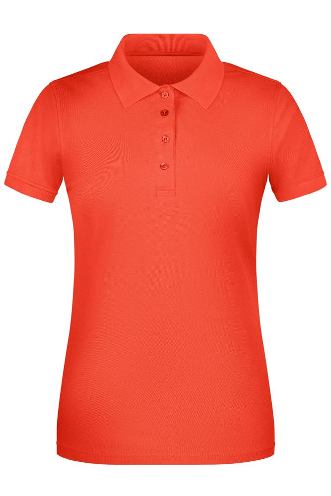 Ladies' ORGANIC Workwear Polo OCS Blended - Spicy-orange (ca. Pantone 485 C)
