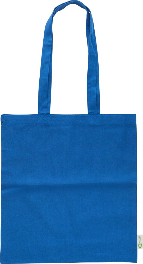 Einkaufstasche aus recycelter Baumwolle (120 g/m²) Cassiopeia - Blau