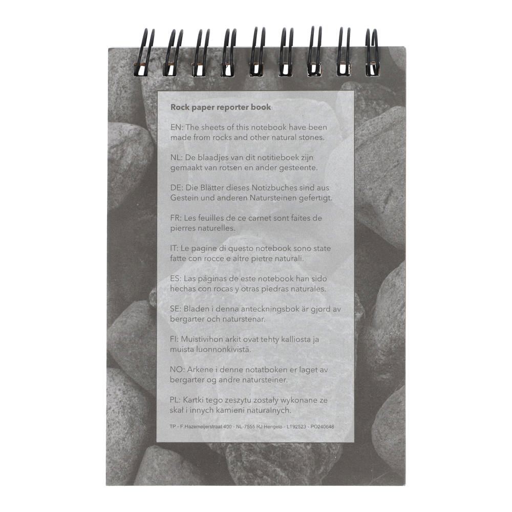 Reporter Notizbuch aus Steinpapier