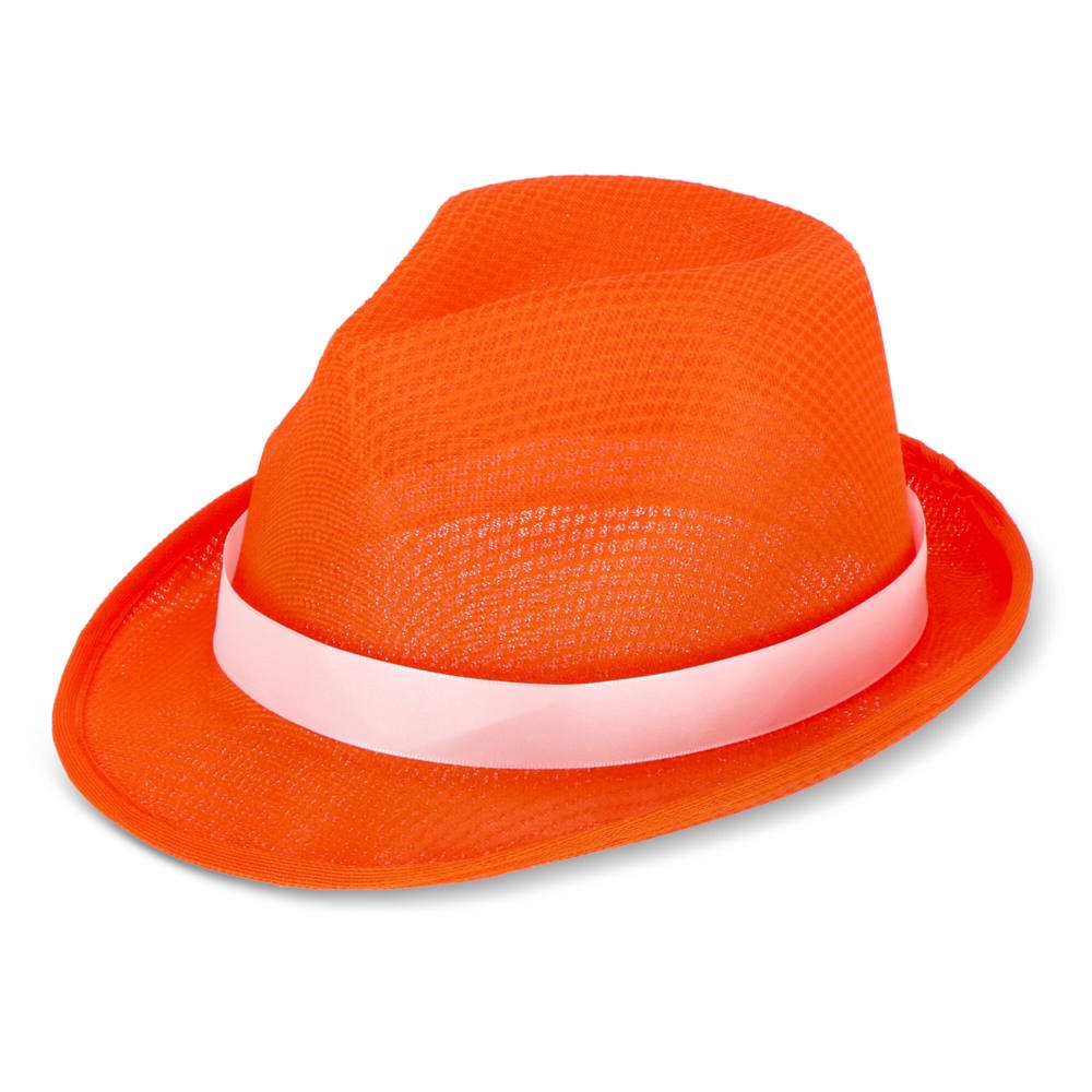 Polyestermütze mit band - Orange