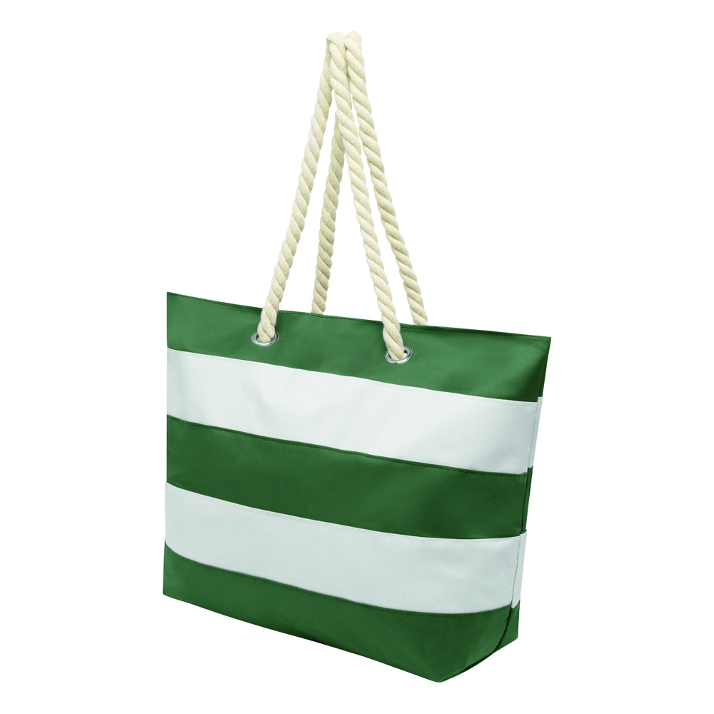 SYLT - Strandtasche - grün, weiß