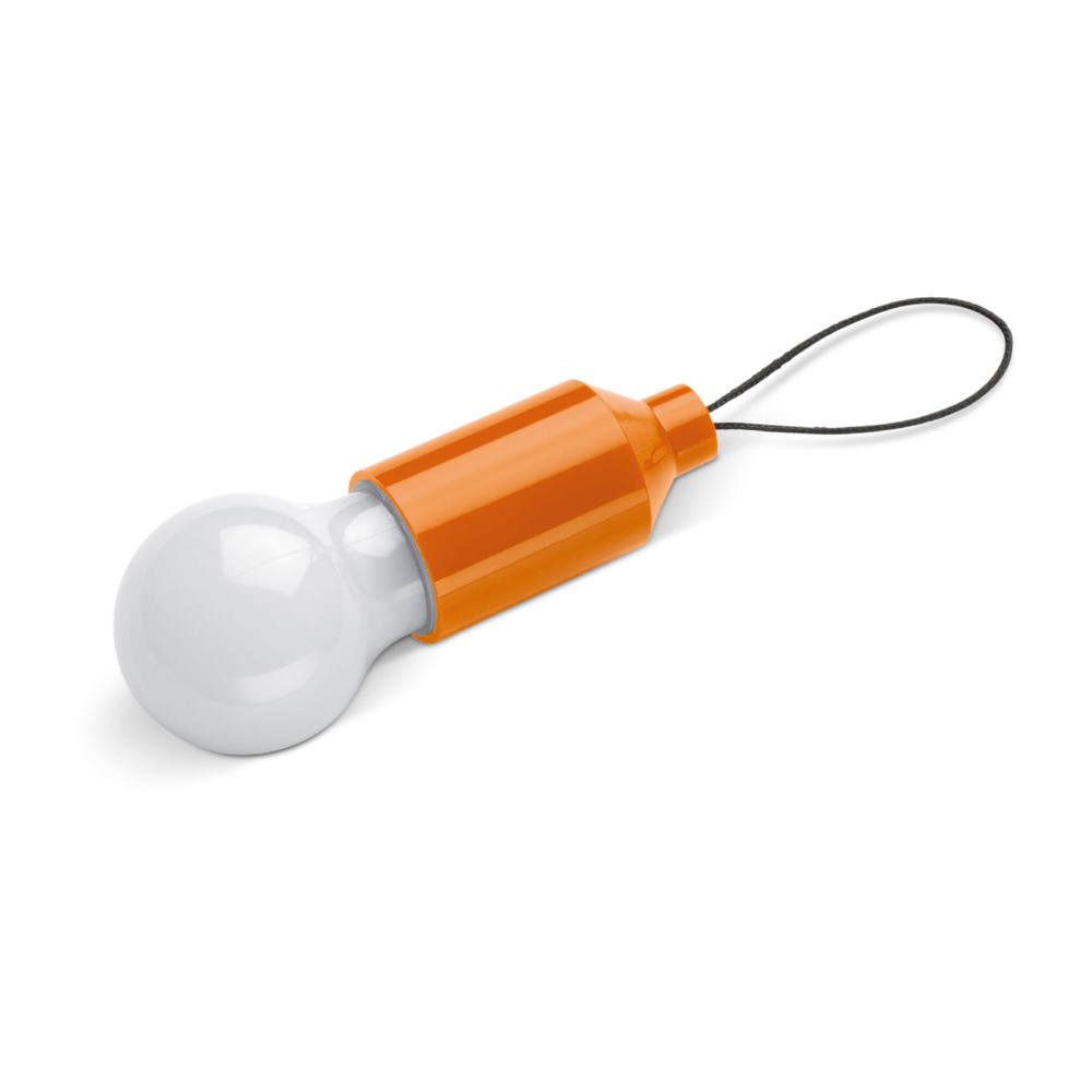 Schlüsselanhänger Glühlampe - Orange
