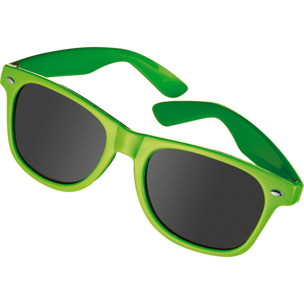 Sonnenbrille aus Kunststoff im "Nerdlook", UV 400 Schutz GIANNA - Apfelgrün