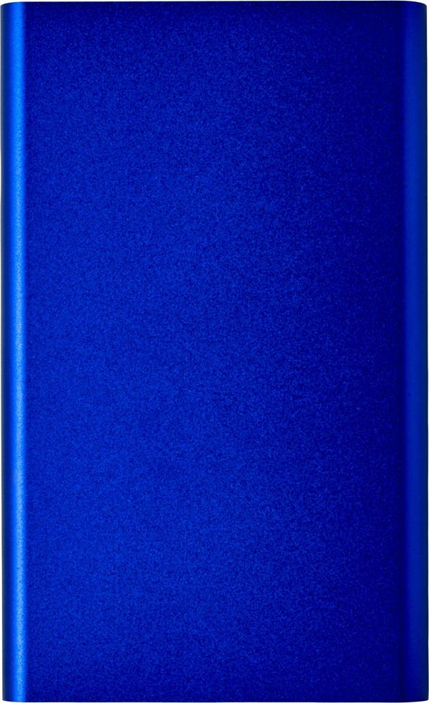 Powerbank aus Aluminium Ezra - Kobaltblau