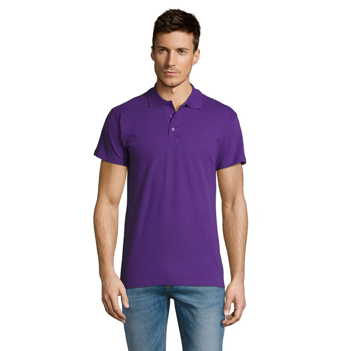 SUMMER II - SUMMER II MEN Polo 170g - Dark Purple