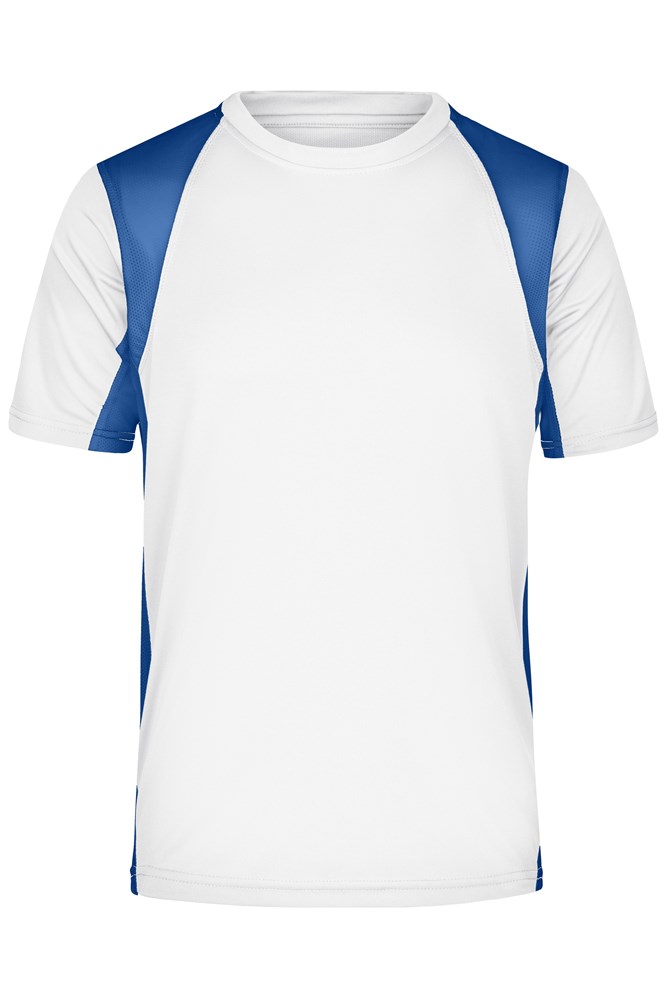 Men's Running-T - White/royal (ca. Pantone white
285C)