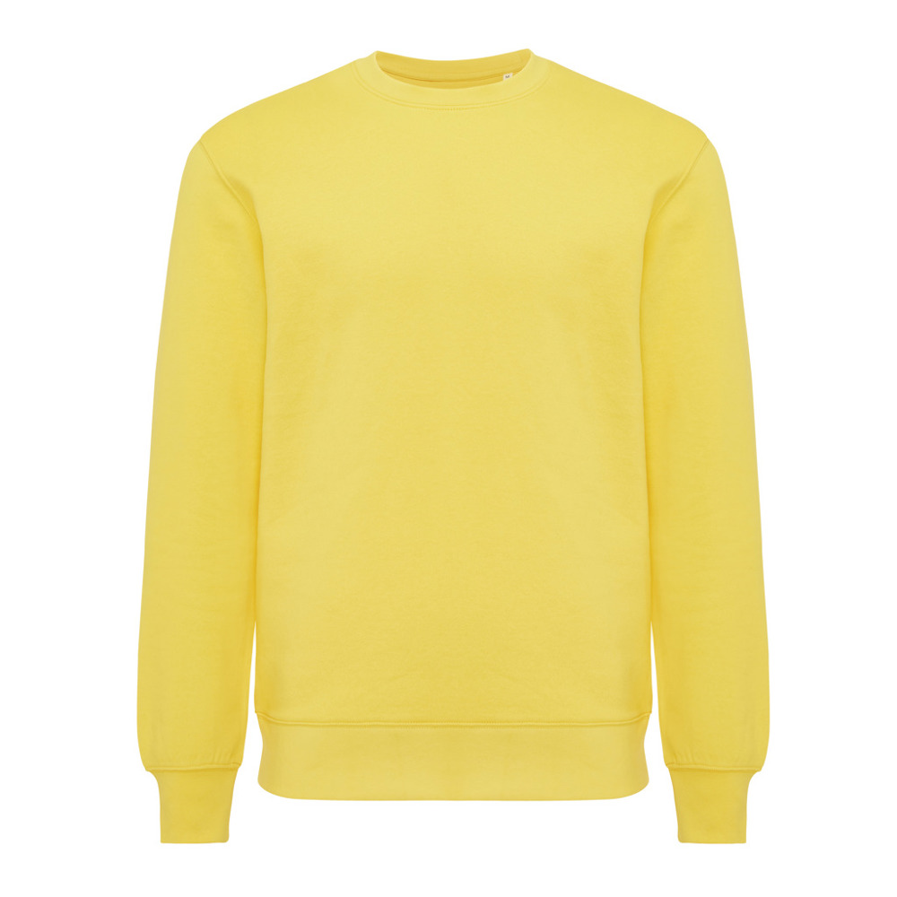 IQONIQ Etosha Lightweight Sweater aus recycelter Baumwolle - gelb (± PMS 13-0759 TCX)
