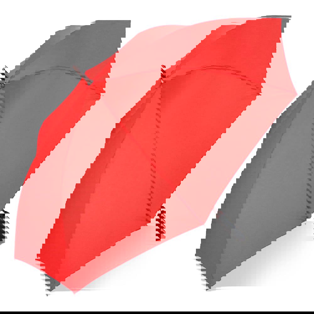 Emerantia 190T Pongee 23" Stockschirm Auto offen - Rot