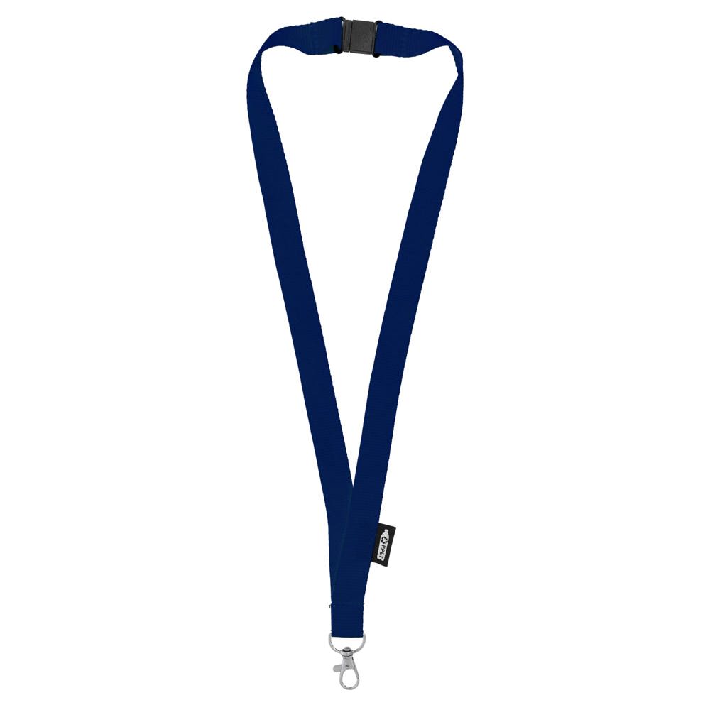R-PET-Lanyard - Dunkelblau