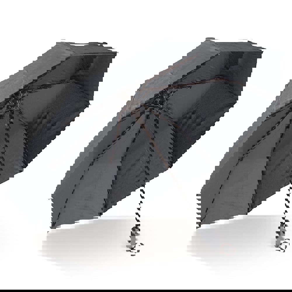 Zusammenfaltbarer 22” Regenschirm mit automatischer Öffnung - Schwarz