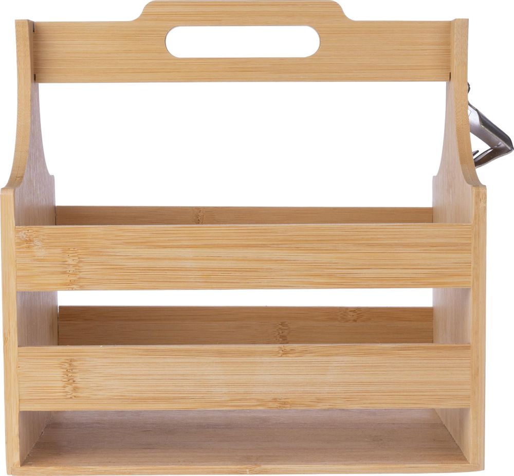 Bambusflaschenhalter Hans - Braun