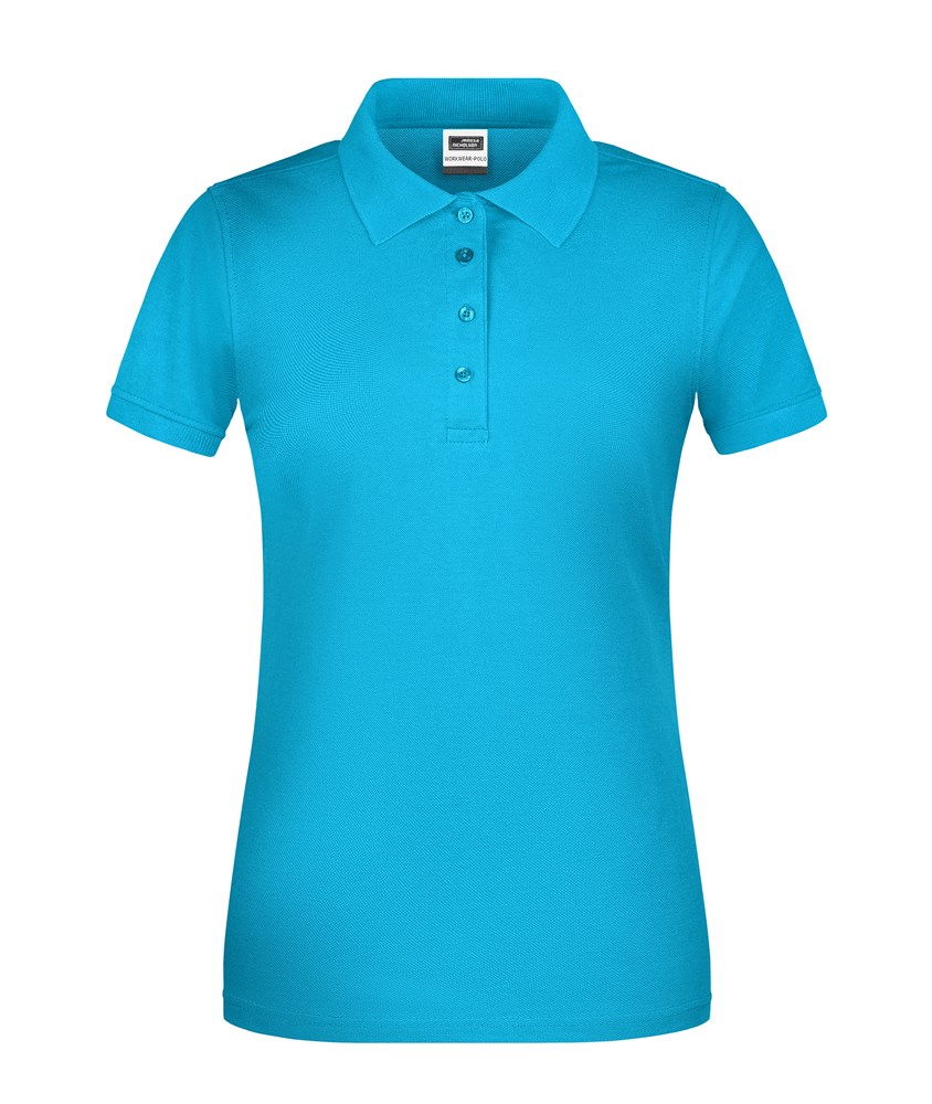 Ladies' ORGANIC Workwear Polo OCS Blended - Turquoise (ca. Pantone 312C)