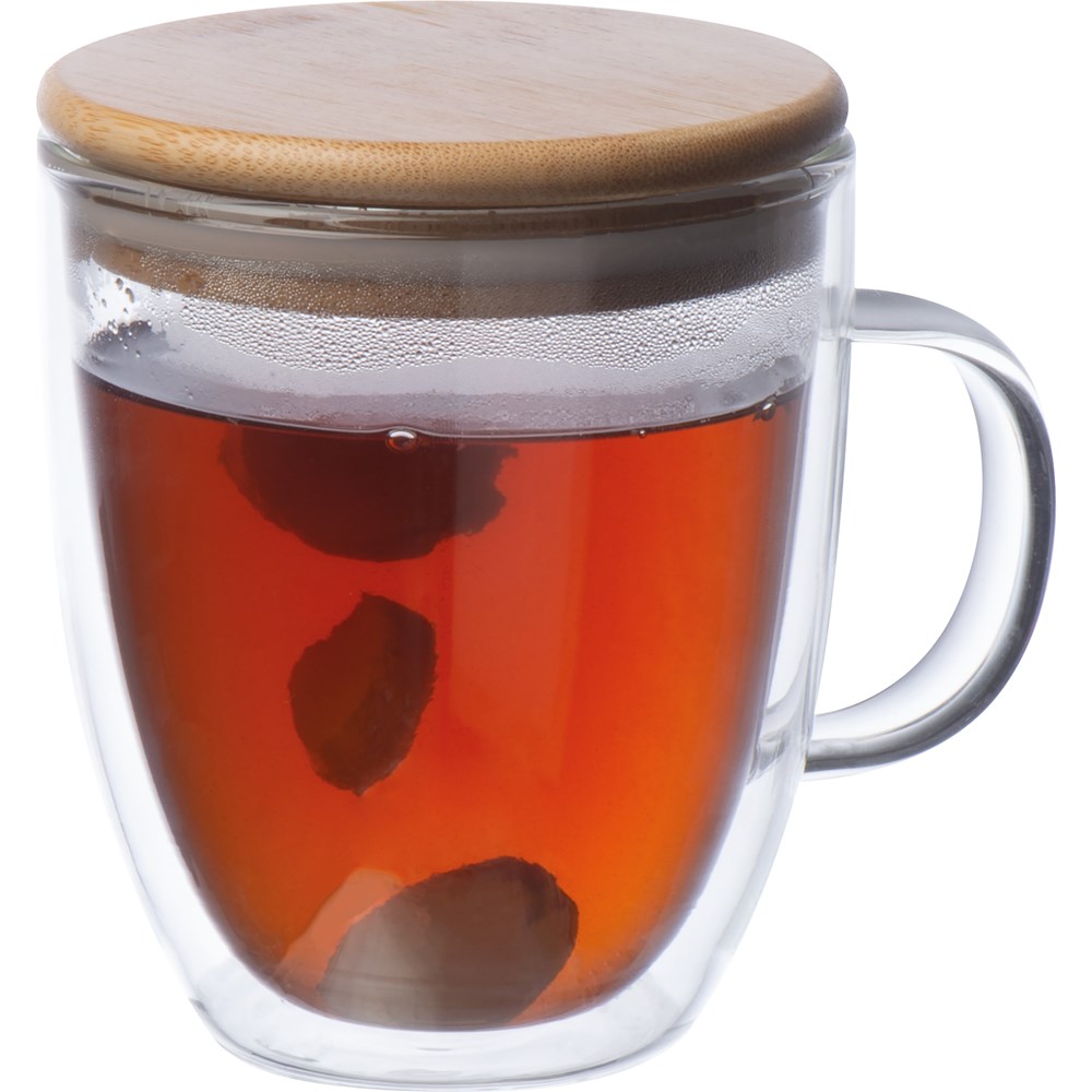 Doppelwandige Glastasse CECIL