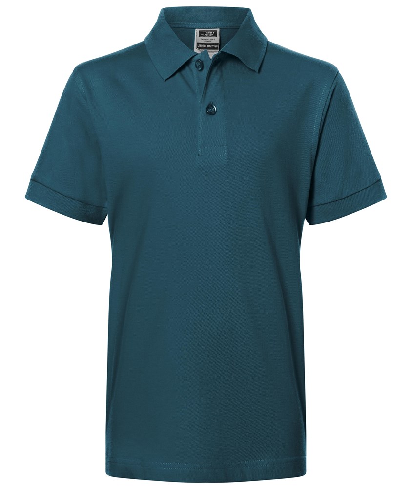 Classic Polo Junior - Petrol (ca. Pantone 548C)