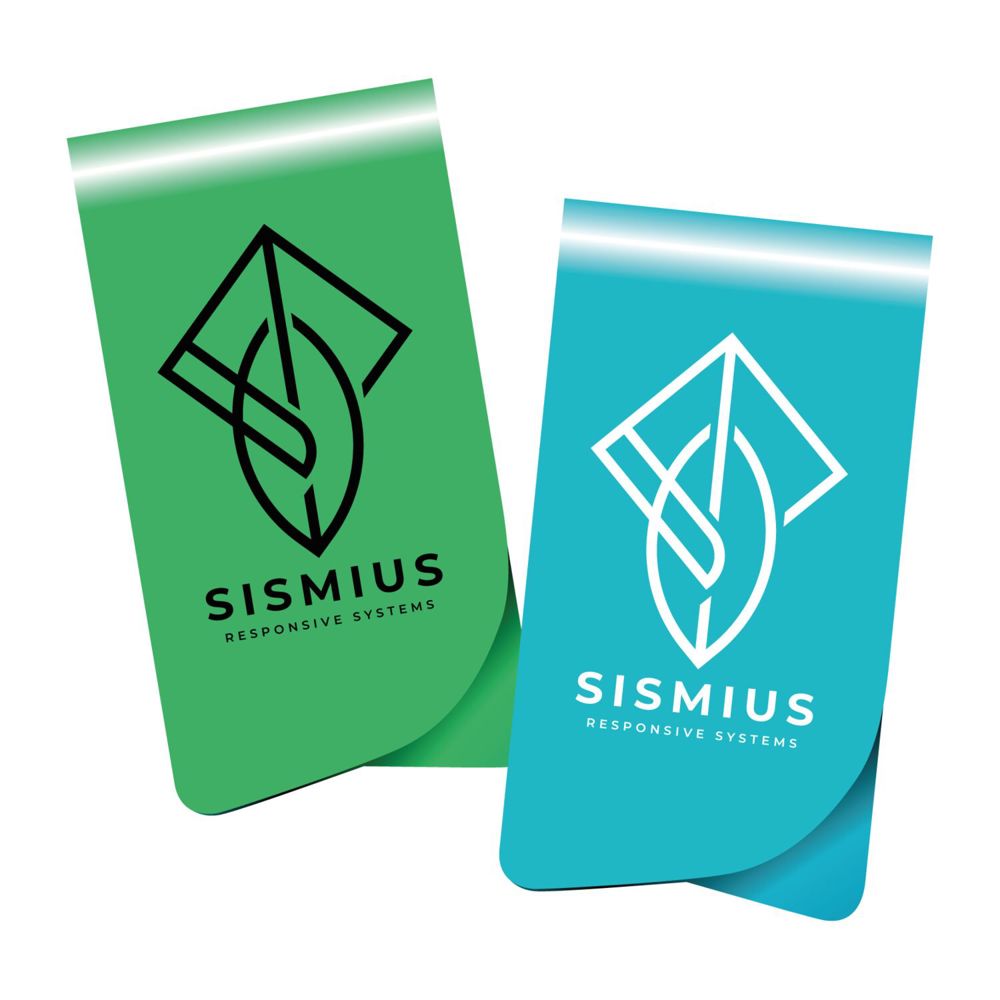 ROMINOX® Mehrweg-Büroklammer Prime Clip Color, idealer Mailingartikel für Dokumente, bis zu 12 Seiten Klemmkraft