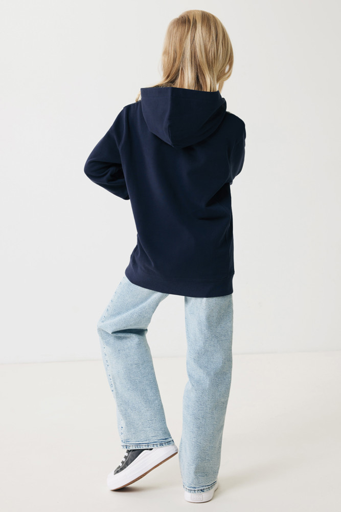 IQONIQ Yengo KidsHoodie mit Seitentaschen aus rec. Baumwolle