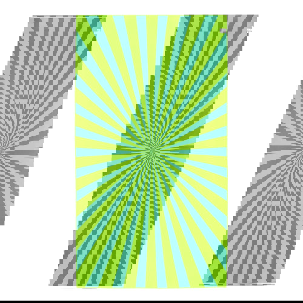 R-PET-Schnelltrocknungs-Strandtuch 100 × 180 cm, Sublimationsdruck