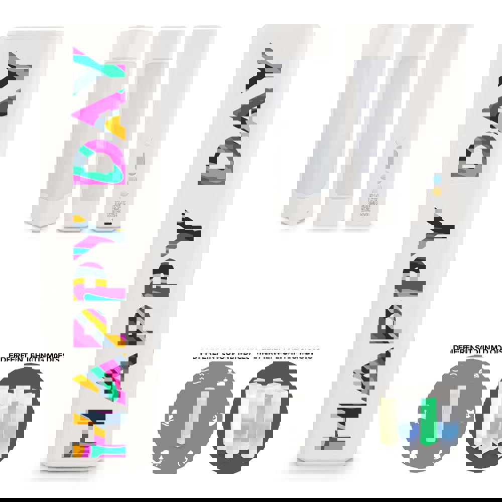 Xoopar Aura White Noise Lautsprecher aus recyceltem Kunststoff