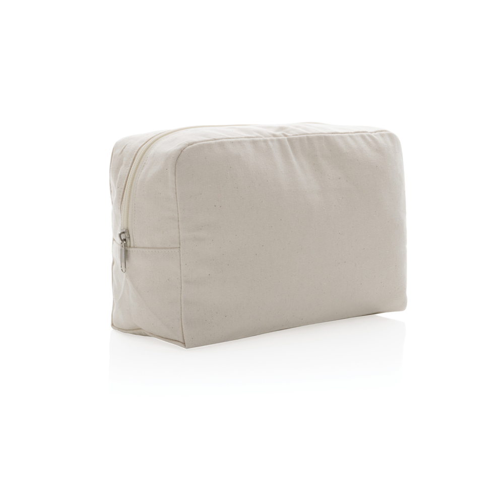 Impact Aware™ 285g/m² Kosmetiktasche aus ungefärbtem Canvas - off white (± PMS Natural)