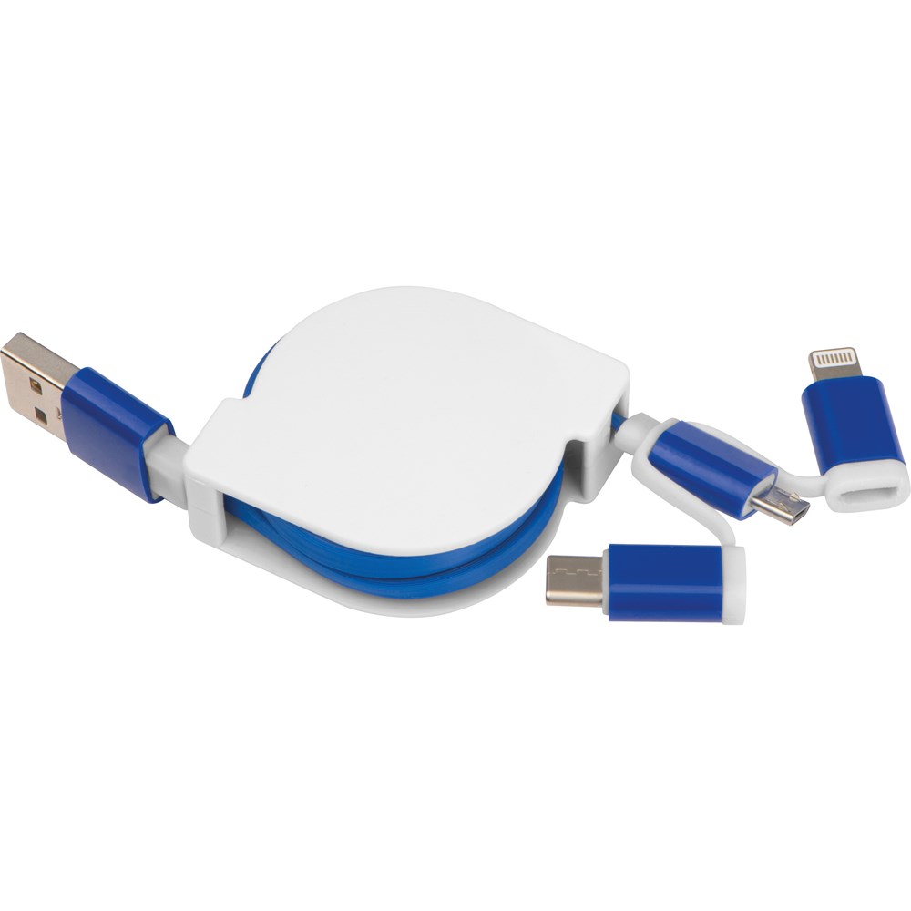 Ausziehbares Ladekabel 3in1 NICO